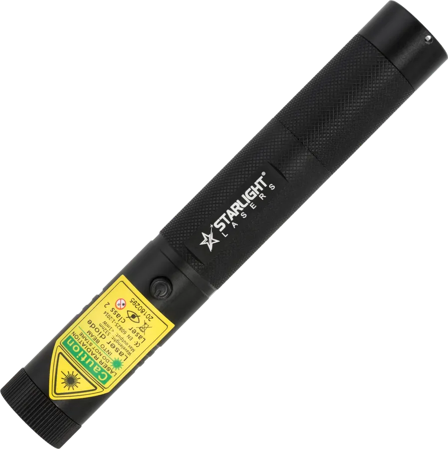 Starlight G3 Pro groene laserpen van aluminium met 18650-accu, oplader en veiligheidssleutels