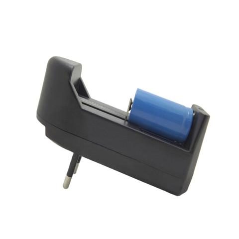 PowerFox oplader met stekker voor 18650- en 16340-accu's