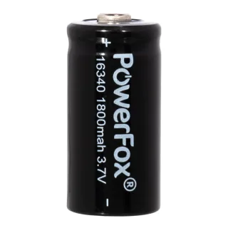 PowerFox 16340-accu's – productfoto 2