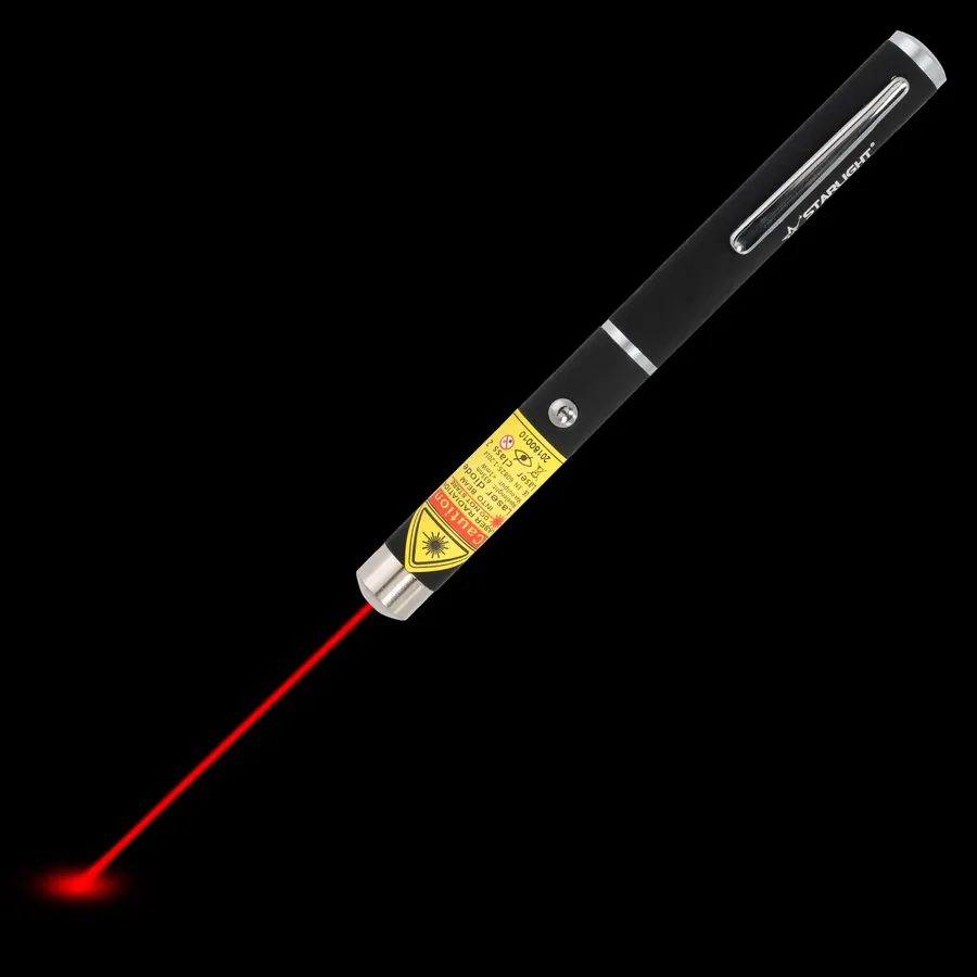 Starlight M1 rode laserpen met zichtbare laserstraal in het donker