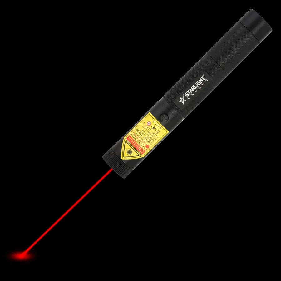Starlight R1 Pro rode laserpen met zichtbare laserstraal in het donker