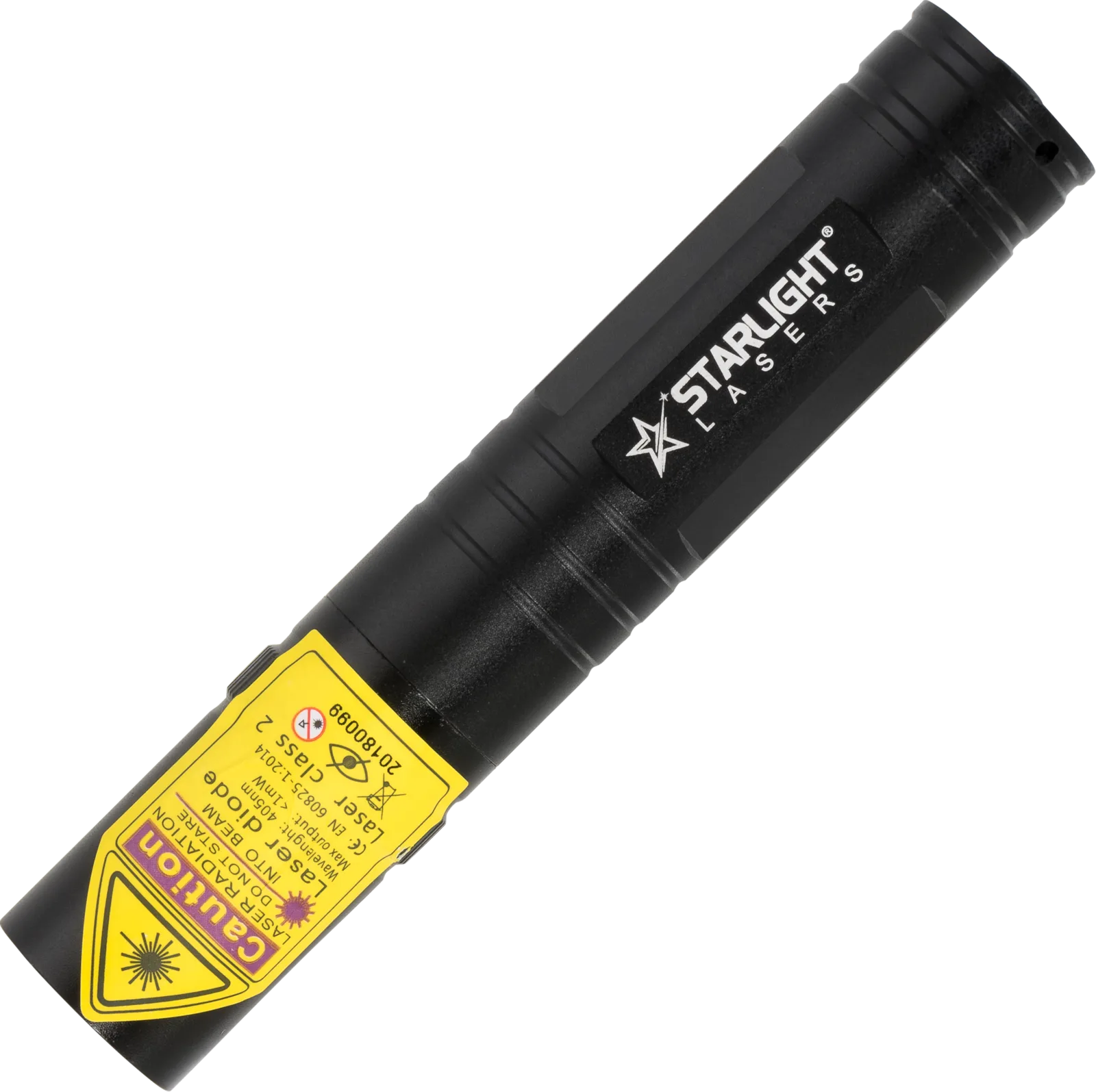 Compacte Starlight V2 Pro violet laserpen 405 nm met 16340-accu