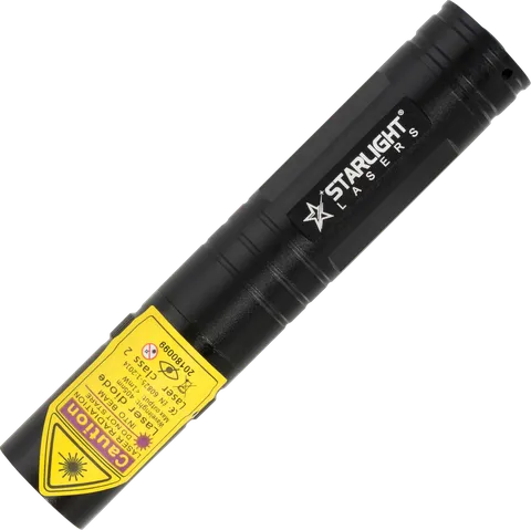 Compacte Starlight V2 Pro violet laserpen 405 nm met 16340-accu