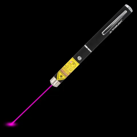 Starlight Z1 violet laserpen met zichtbare laserstraal in het donker
